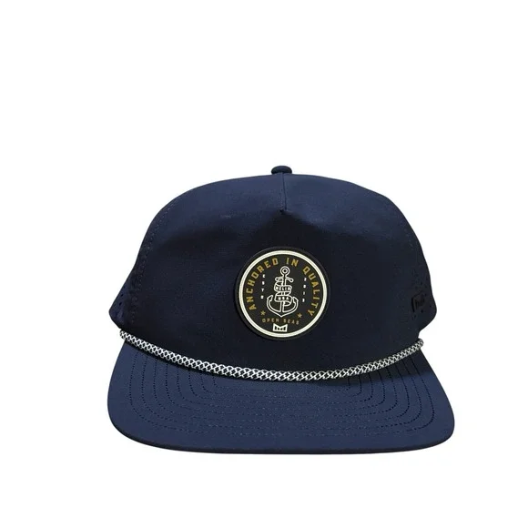 Melin Coronado Anchored Hydro Performance Snapback Rope Hat Blue 56 Cm - Picture 1 of 8